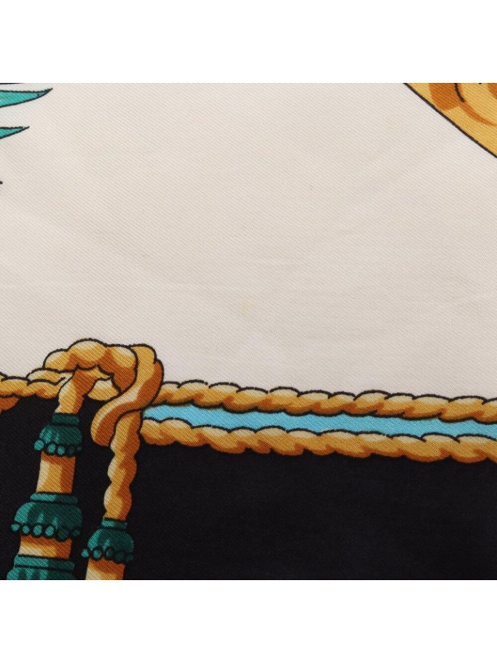 Hermes Scarf Carre 90 Hommage Charles Garnier White Navy Gault Silk - Picture 10 of 12